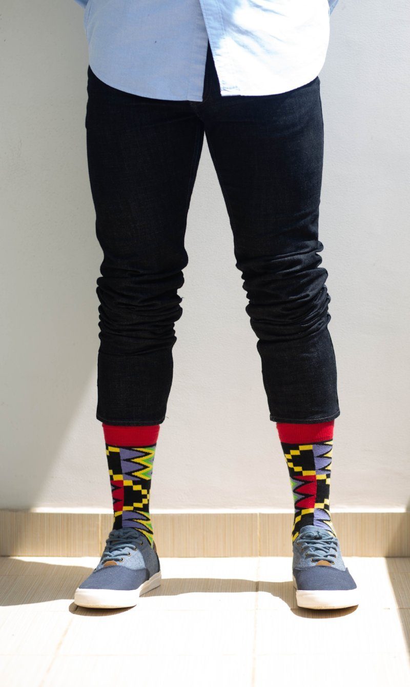 Africa Kente socks Na Wash