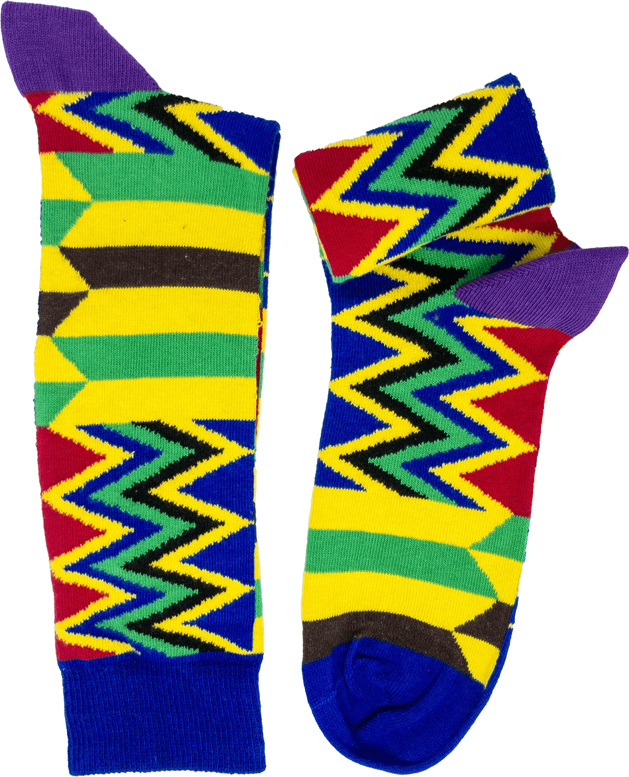 African Kente socks kubolor