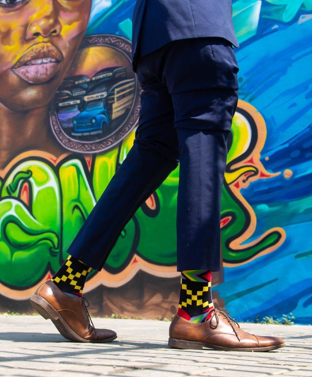 Africa Kente socks Na Wash
