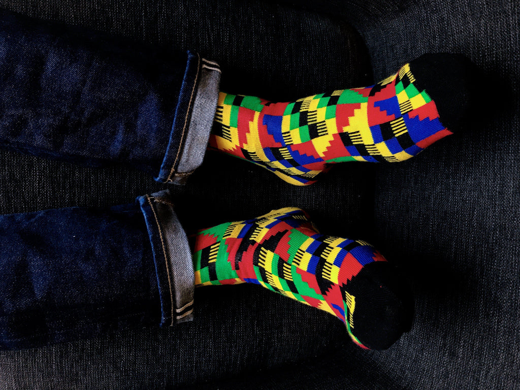 African socks kente dumsor