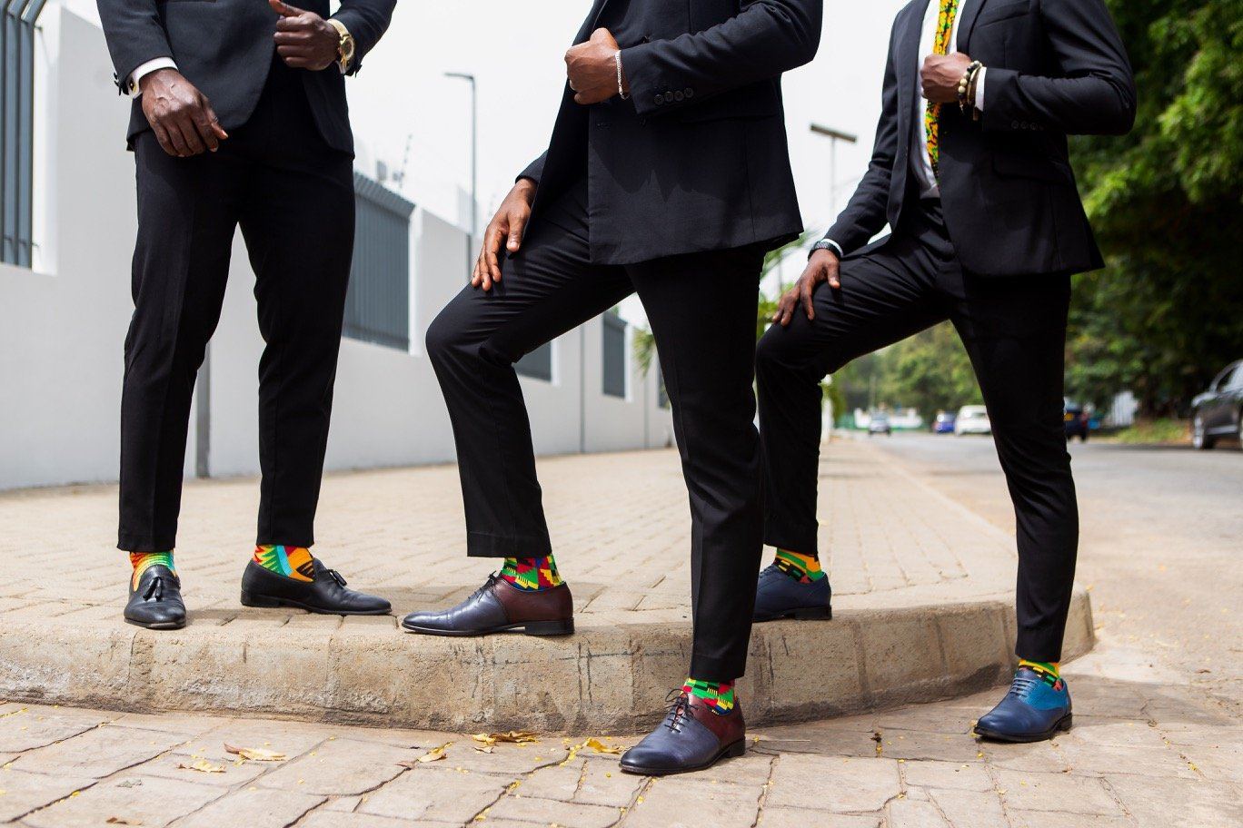 3 Bowtie & 3 Sock Set