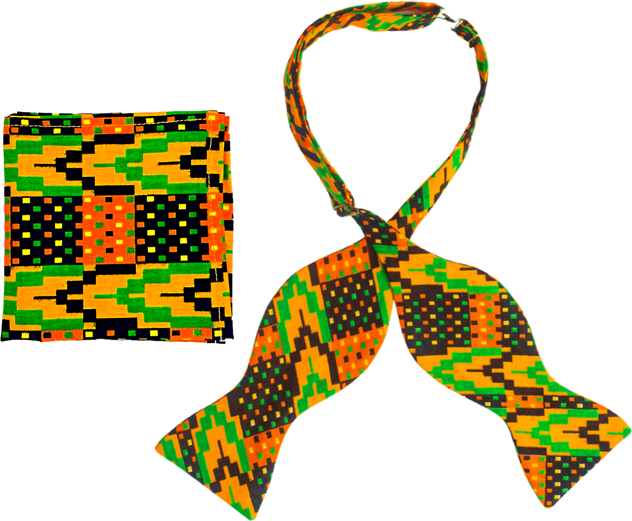 Tro-tro Bow Tie and Pocket Square