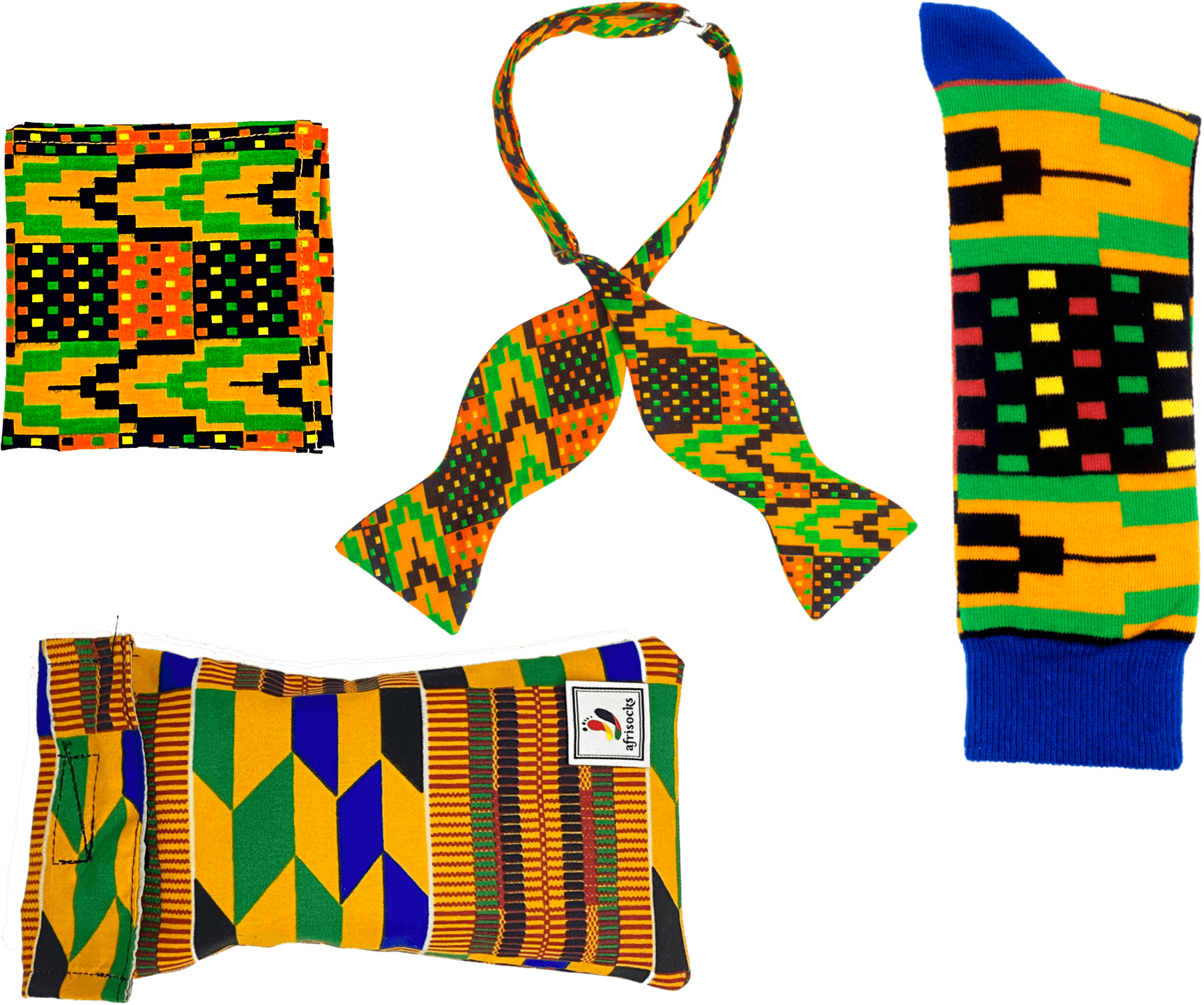 Tro-tro Bow Tie, Socks, Pocket Square set