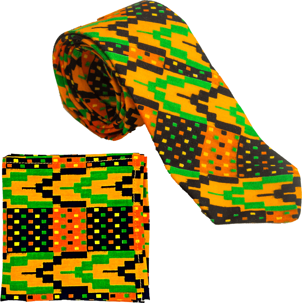 Tro-tro Neck Tie and Pocket Square